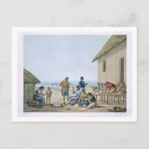 Postal Ocupaciones domésticas, Agagna, Guam (Filipinas), 