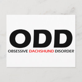 Postal ODD - Trastorno obsesivo del Dachshund