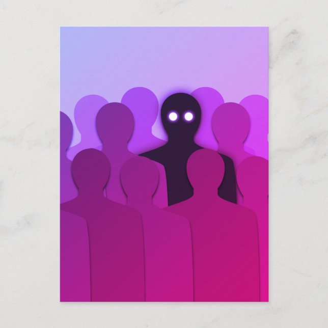Postal Oddity Surreal Pink Aesthetic Weirdo (Anverso)