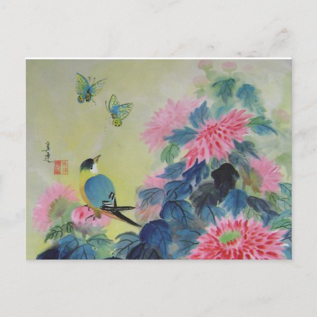 Postal Ode a la primavera (Anverso)