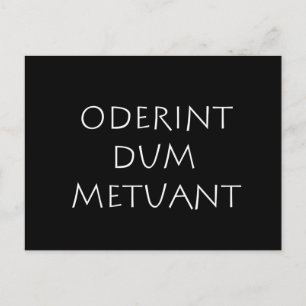 Postal Oderint dum metuant