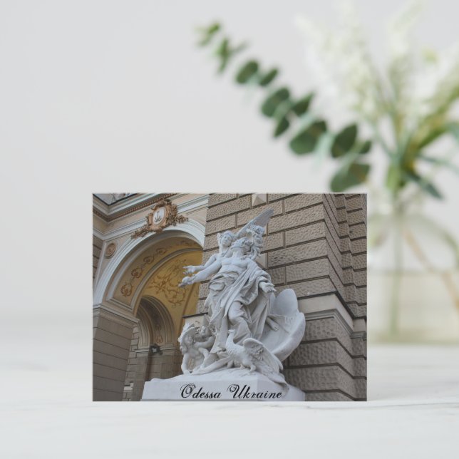Postal Odessa Ucrania (Anverso de pie)