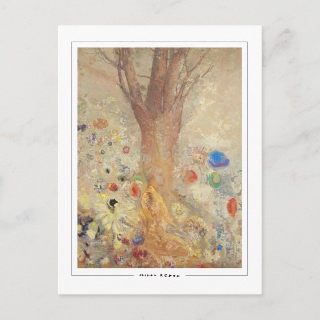Postal Odilon Redon #6 - Postcard Bella Artes (Anverso)