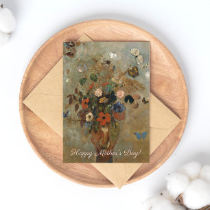 Postal Odilon Redon, Still Life w. Flores, Día de la Madr