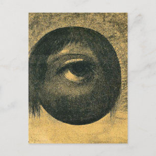 Postal Odilon Redon - Visión, 1883,