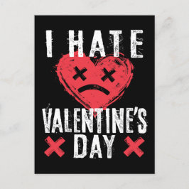 Postal Odio al El día de San Valentín anti-El día de San