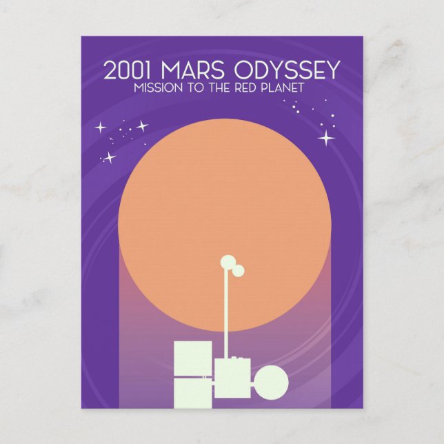 Postal odisea de marte 2001 (Anverso)
