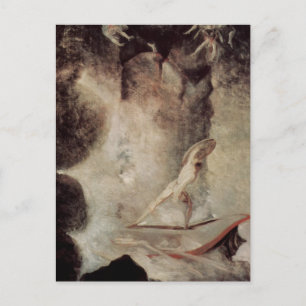 Postal Odiseo Frente A Scylla Y Charybdis