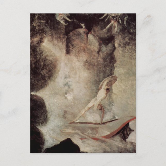 Postal Odiseo Frente A Scylla Y Charybdis (Anverso)