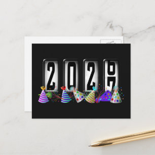 Postal Odómetro de Feliz Año Nuevo 2027