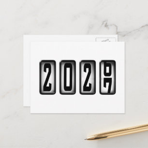 Postal Odómetro de Feliz Año Nuevo 2027