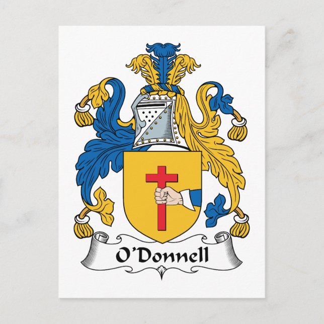 Postal O'Donnell Family Crest (Anverso)