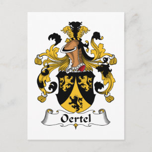 Postal Oertel Family Crest