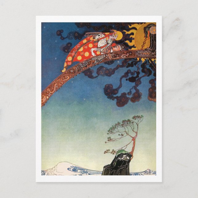 Postal Oeste de la luna - Nielsen (Anverso)