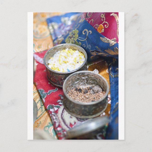 Postal Oferta budista tibetana (Anverso)