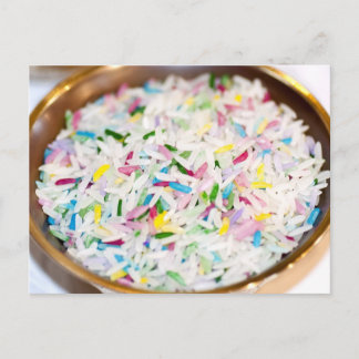 Postal Oferta de arroz de color