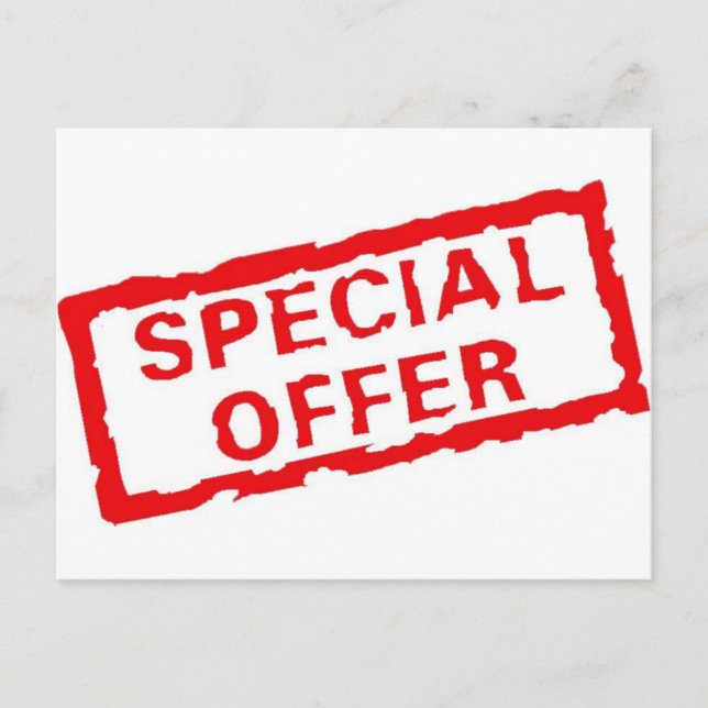 Postal oferta especial (Anverso)