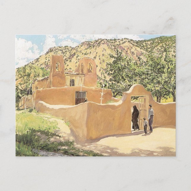 Postal Oferta Para San Esquipula de Walter Ufer (Anverso)