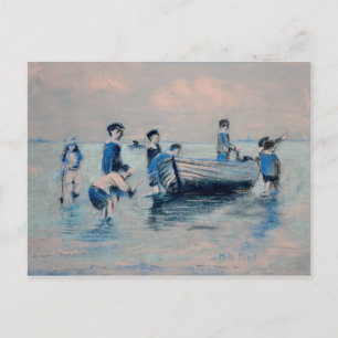 Postal Off New Brighton Shore - 1891