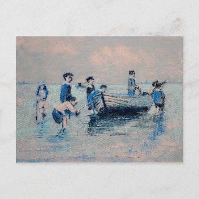 Postal Off New Brighton Shore - 1891 (Anverso)