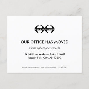 Postal Office Moved Update Your Records Postcard
