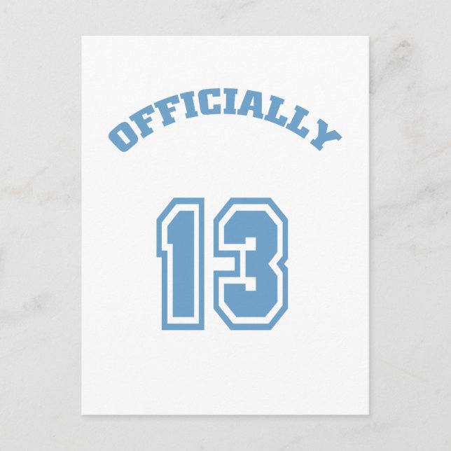 Postal Oficial 13 (Anverso)