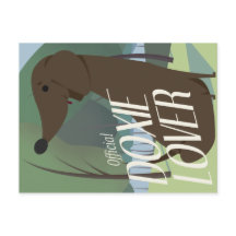 "Oficial de Doxie Lover" lindo dachshund