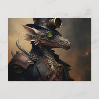 Postal Oficial de la Marina Steampunk Dragon