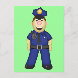 Postal Oficial de policía de Personalizado Cuaderno