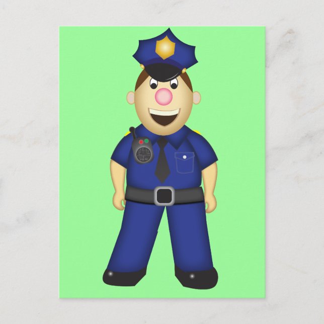 Postal Oficial de policía de Personalizado Cuaderno (Anverso)