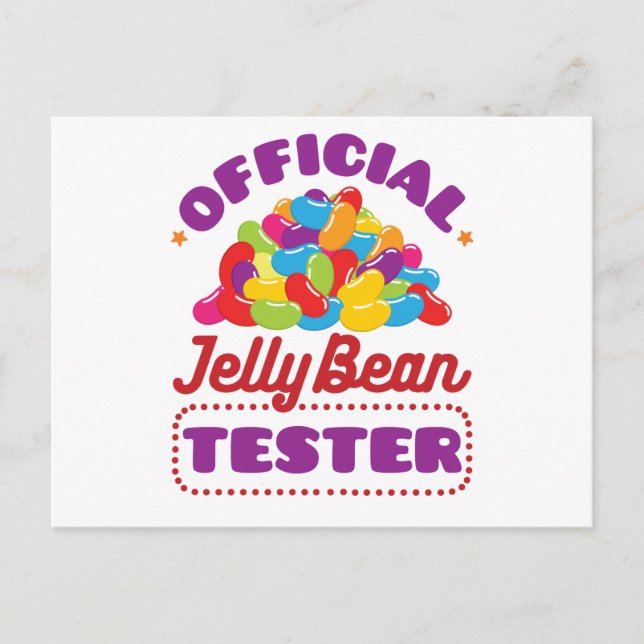 Postal Oficial Jelly Bean Tester Easter Candy (Anverso)