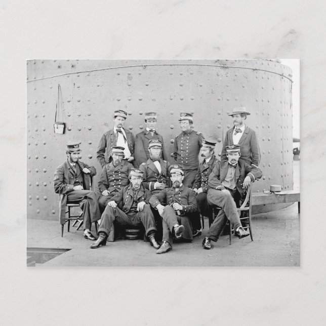Postal Oficiales en USS Monitor, 1862 (Anverso)