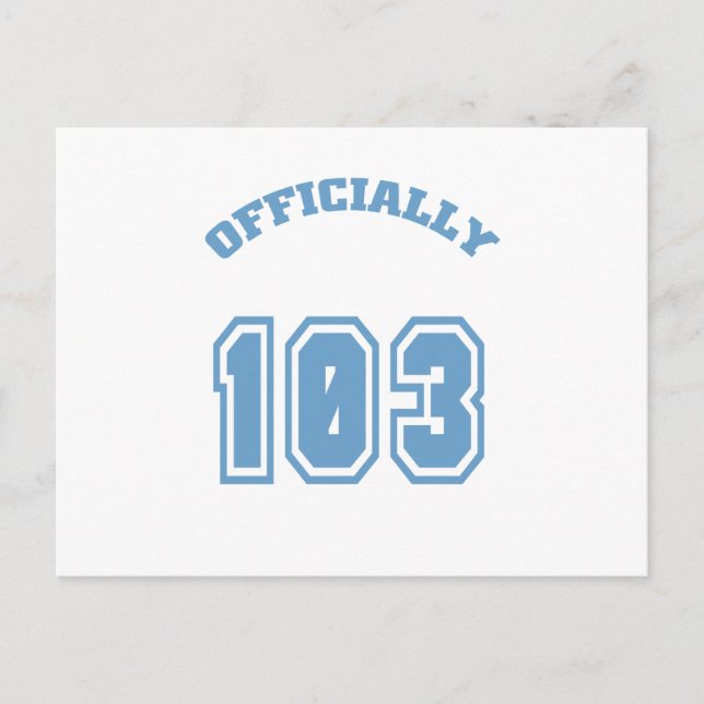 Postal Oficialmente 103 (Anverso)
