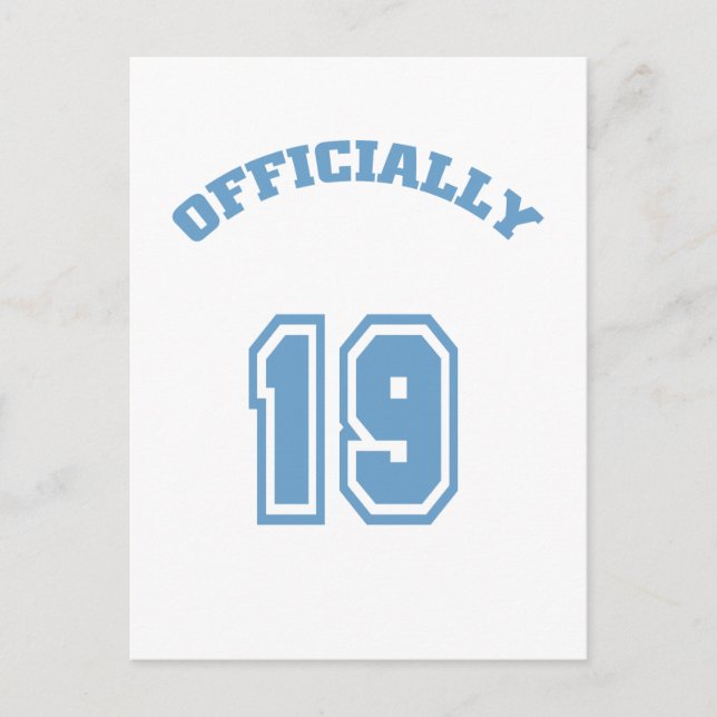 Postal Oficialmente 19 (Anverso)