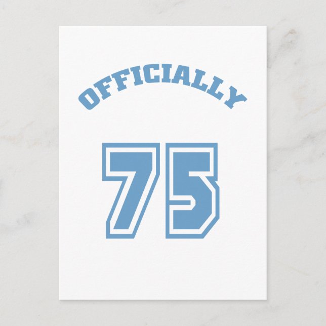 Postal Oficialmente 75 (Anverso)