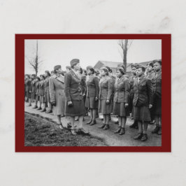 Postal Oficina afroamericana inspecciona tropas