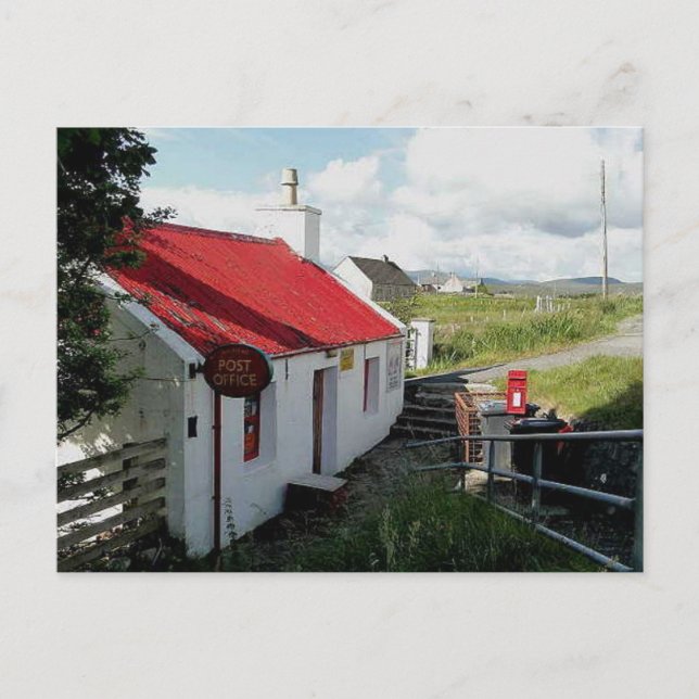 Postal Oficina de Correos, Balallan, Isla de Lewis, Escoc (Anverso)