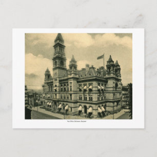 Postal Oficina de Correos, Baltimore, Maryland Vintage
