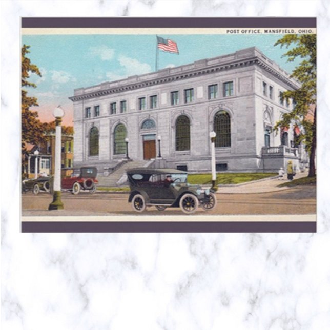Postal Oficina de correos de época Mansfield Ohio (Subido por el creador)
