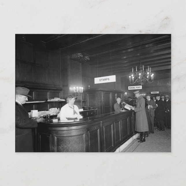 Postal Oficina de correos del edificio Riggs (Anverso)