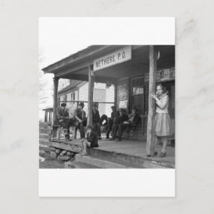 Postal Oficina de correos en Nethers, 1935