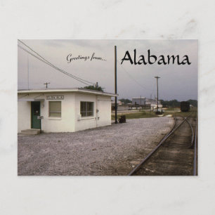 Postal Oficina de Ferrocarril de Alabama en Elba Alabama