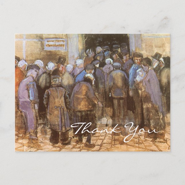 Postal Oficina de Lotería Estatal de Van Gogh (Anverso)