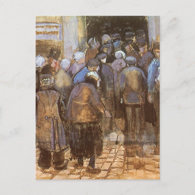 Postal Oficina de Lotería Estatal Vincent van Gogh (Diner (Anverso)