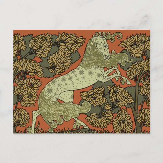 Postal Oficios de arte medieval Art Nouveau (Anverso)