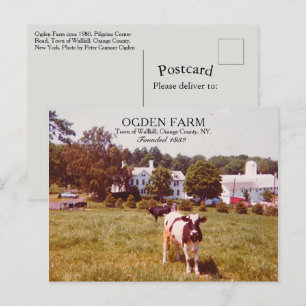 Postal Ogden Farm Town of Wallkill Naranja County NY 1980