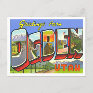 Postal Ogden, postcarta grande de Utah