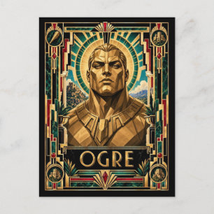Postal Ogro, Art Deco Mitológico