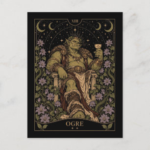 Postal Ogro, Arte del Tarot Starlit