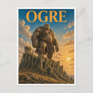 Postal Ogro, Monstruo de Fantasía Gótica